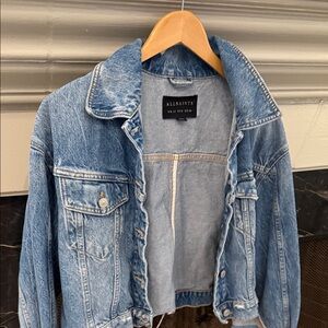 All Saints Blue Denim Jacket